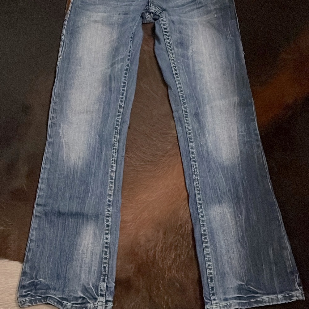 Cowgirl Tuff feather 🪶 Jeans - Picture 5 of 15